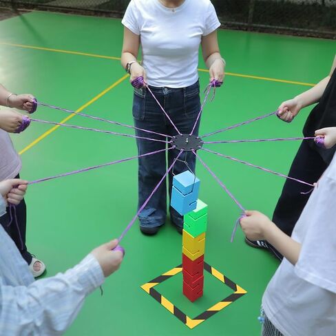 HIBOOM 5 PCS Teamwork Building Building stile Team Build Sistems Games for Team Extruction Games Corporate Comporate Office Ice Ice Plategue School School Game Track Pield in Kuwait