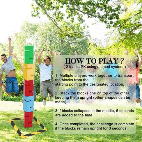 HIBOOM 5 PCS Teamwork Building Building stile Team Build Sistems Games for Team Extruction Games Corporate Comporate Office Ice Ice Plategue School School Game Track Pield in Kuwait