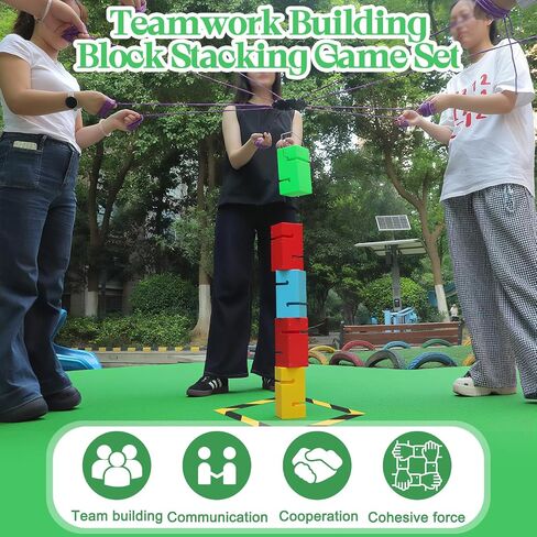 HIBOOM 5 PCS Teamwork Building Building stile Team Build Sistems Games for Team Extruction Games Corporate Comporate Office Ice Ice Plategue School School Game Track Pield in Kuwait