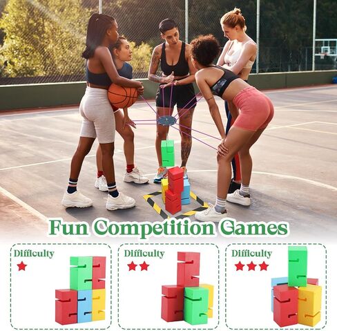 HIBOOM 5 PCS Teamwork Building Building stile Team Build Sistems Games for Team Extruction Games Corporate Comporate Office Ice Ice Plategue School School Game Track Pield in Kuwait