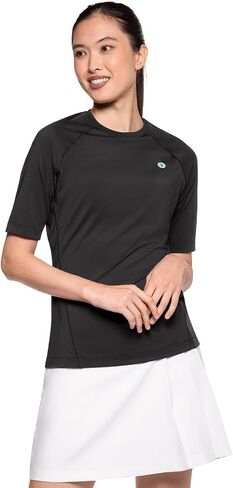 Coolibar UPF 50+ Women's Devi Short Sleeve Fitness T-Shirt - Sun Protective in Saudi Arabia