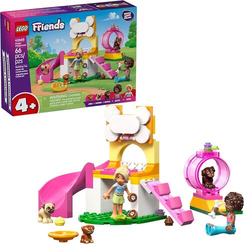 LEGO Friends Puppy Playground Pretend Play Building Toy - Creative Storytelling Playset for Girls & Boys, Ages 4+ - Includes 3 Dog Toys, & 2 Minidolls - Gift Idea for Birthdays & Pet Lovers - 42665 in Saudi Arabia