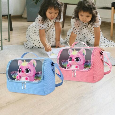 Carry Bag compatible with Hatchimals Alive Mystery Hatch, suitable for Pufficorn, Draggle, Tigrette (Pink) in Kuwait