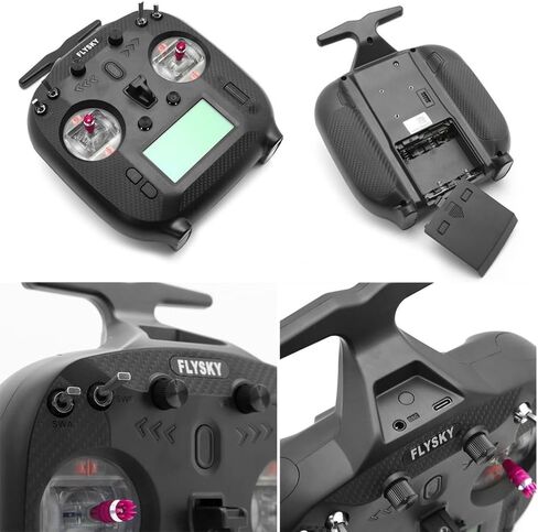 GOOLRC FLAYSKY FS-ST8 RC Transmitter 2.4GHz 10CH REMOTE REVINCERNT مع مستقبل FS-SR8 لقارب سيارة طائرة هليكوبتر طائرة بدون طيار RC (النسخة المطورة) in Saudi Arabia