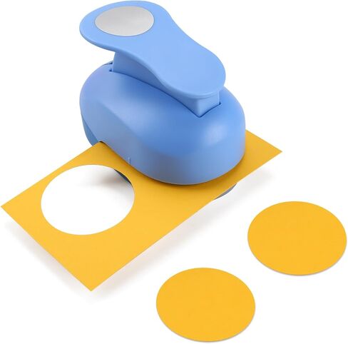 LOONENG 2 Inch Circle Paper Punch - Create Perfect Circles for Handmade Craft Projects - Ideas for Scrapbooking, Card Making, DIY Photo Albums, Gift Tags, Homemade Confetti in Kuwait