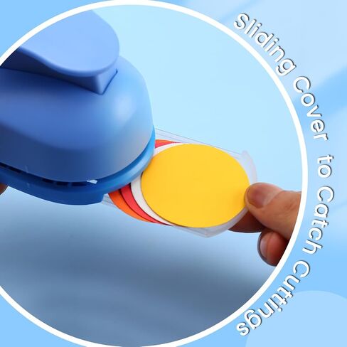 LOONENG 2 Inch Circle Paper Punch - Create Perfect Circles for Handmade Craft Projects - Ideas for Scrapbooking, Card Making, DIY Photo Albums, Gift Tags, Homemade Confetti in Kuwait