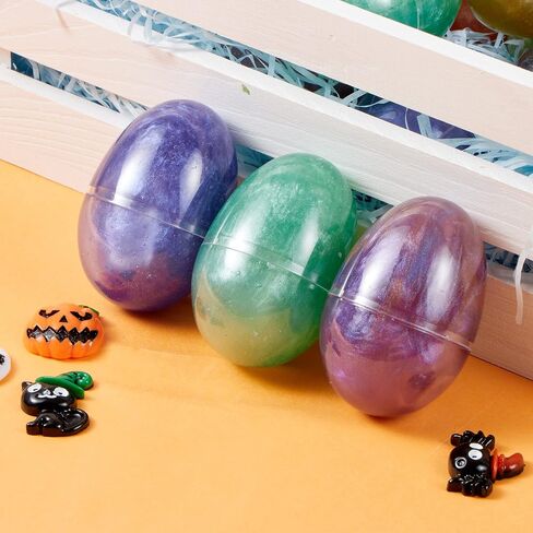 JOYIN 12PCS Halloween Slime Toys, Slime Eggs with Stress Relief and Squeeze Playing Squishy Toys for Kids Trick or Treating, Halloween Party Favors Supplies, While You are Working from Home in Saudi Arabia