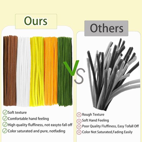 Pipe Cleaners Flower Craft Kit,Chenille Stems Craft DIY Bouquet Making Set with Floral Wires, Gardening Tape, Stamens & Ribbon for Home Decor-Holiday Decorations,Gifts - 400 Pcs (Pink) in Saudi Arabia