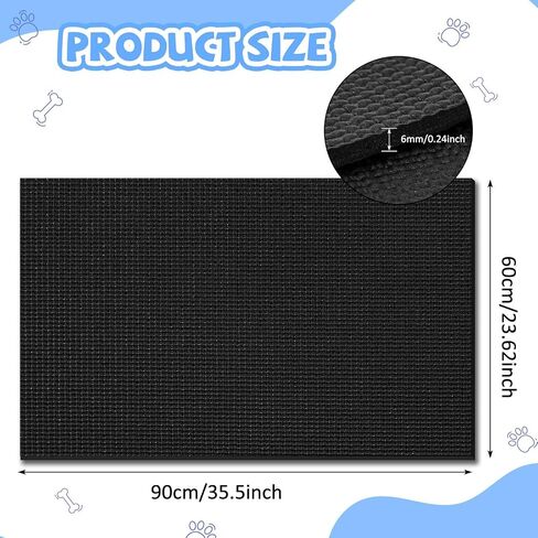 Nuanchu Extra Thick Grooming Table Mat Pad 36 x 24 x 0.24 Inches, Non-Slip PVC and Foam Pet Bathing Table Padded Mat for Grooming Pet Dogs Cat at Home(Blue) in Saudi Arabia
