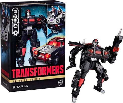 Transformers Age of the Primes Flatline ، Voyager Class 7 بوصة تحويل الشكل ، ألعاب الروبوت للأعمار 8+ in Saudi Arabia