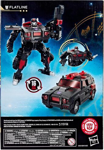 Transformers Age of the Primes Flatline ، Voyager Class 7 بوصة تحويل الشكل ، ألعاب الروبوت للأعمار 8+ in Saudi Arabia