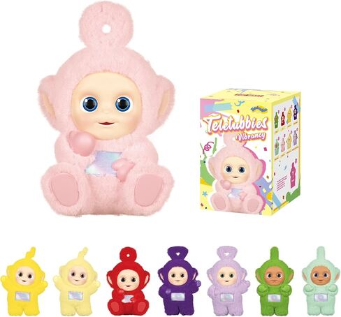 Pop Mart Teletubbies Absile Series Figures ، وشخصيات الصناديق العمياء ، وأرقام التصميم العشوائي ، والأشكال القابلة للتحصيل ، الزخارف المنزلية ، مربع واحد in Saudi Arabia