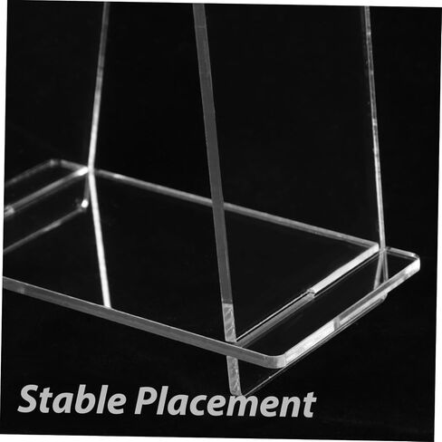 Acrylic Desk Calendar Stand Transparent and Stylish Display Holder for Office Home Flip Calendar Rack Minimalist Design for Elegant Desk Aesthetics in Saudi Arabia