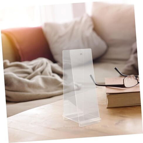 Acrylic Desk Calendar Stand Transparent and Stylish Display Holder for Office Home Flip Calendar Rack Minimalist Design for Elegant Desk Aesthetics in Saudi Arabia