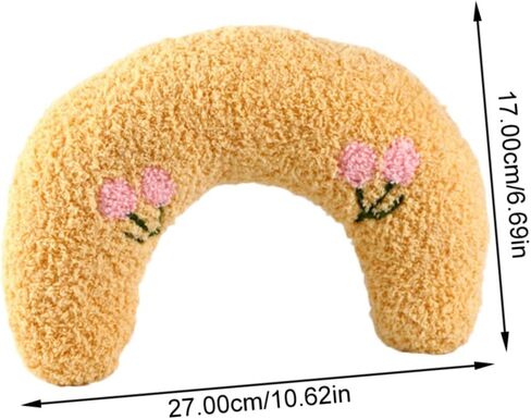 U-Shaped Pillow for Neck Support Breathable Sleeping Cushion for Dogs and Cats Deep Relaxation Machine Washable in Saudi Arabia