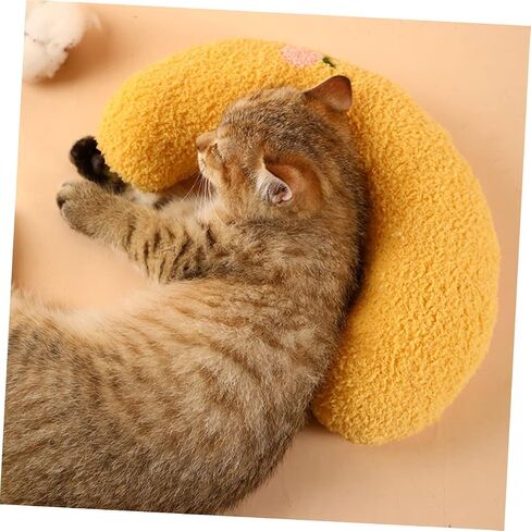 U-Shaped Pillow for Neck Support Breathable Sleeping Cushion for Dogs and Cats Deep Relaxation Machine Washable in Saudi Arabia