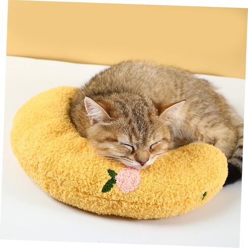 U-Shaped Pillow for Neck Support Breathable Sleeping Cushion for Dogs and Cats Deep Relaxation Machine Washable in Saudi Arabia