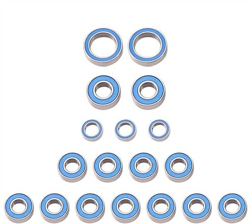 Compatible with Tamiya CC01 1/10 Remote Control Car Upgrades Parts Replacement Accessories 18PCS Rubber Sealed Ball Bearing Kit RC Car Accessories Spare in Saudi Arabia