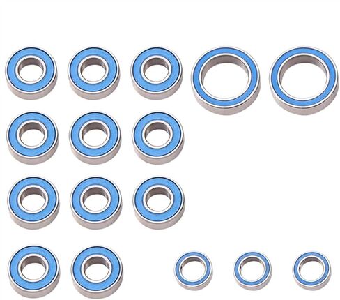 Compatible with Tamiya CC01 1/10 Remote Control Car Upgrades Parts Replacement Accessories 18PCS Rubber Sealed Ball Bearing Kit RC Car Accessories Spare in Saudi Arabia