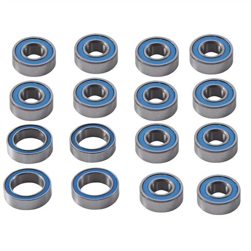 Compatible with Tamiya for TT-02B for TT02B 1/10 RC Car Upgrade Spare Parts Replacement Accessories 16Pcs Sealed Bearing Kit RC Car Accessories Spare in Saudi Arabia