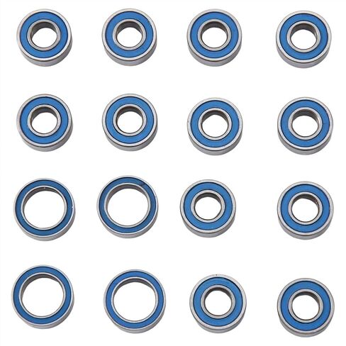 Compatible with Tamiya for TT-02B for TT02B 1/10 RC Car Upgrade Spare Parts Replacement Accessories 16Pcs Sealed Bearing Kit RC Car Accessories Spare in Saudi Arabia