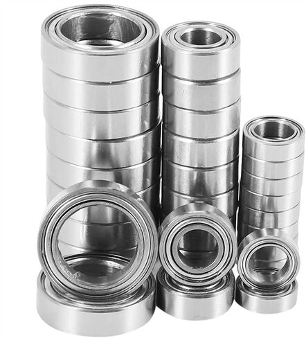 متوافق مع ZD للسباق لـ DBX-10 10421-S 9102 1/10 RC Car Praph Parts Accessories 30pcs Metal Steel Ball Baby Set RC Car Part Associory in Saudi Arabia