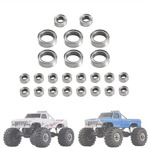 Compatible with FMS for FCX24 1/24 RC Crawler Car Upgrade Parts Spare Replacement Accessories 24Pcs Steel Ball Bearing Set RC Car Accessories Spare in Kuwait