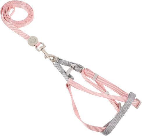 Adjustable Cat Harness Set Kitten Leash Harness Small Cat Vest Fashionable Double Comfortable for Outdoor Activities in Saudi Arabia