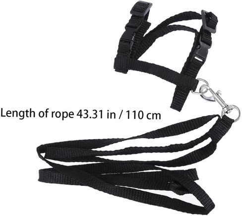 UPKOCH Nylon Cat Harness Traction Rope Adjustable Leash for Safe Outdoor Adventures in Saudi Arabia