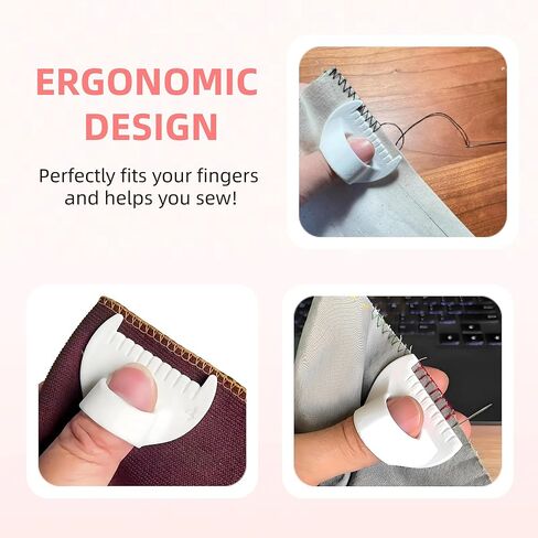 قفل غرزة حافة 3 مم/4 مم ، حاكم قالب الخياطة حتى الغرز ، مجموعة أدوات خياطة قياس مقياس الإبرة DIY لعشاق الخياطة والمبتدئين (2 PCS) in Kuwait