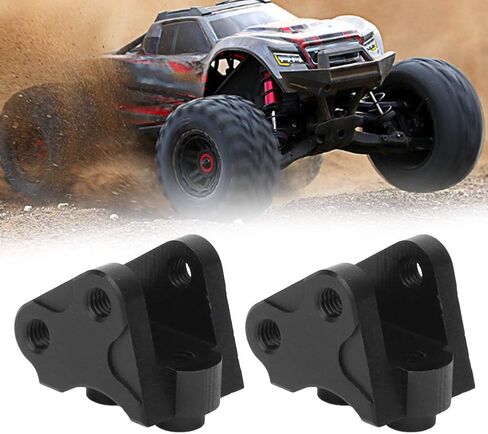 Mount Link Mount RC ، MONTER LOWN LINKAGE LINK MOUNT متوافق مع سيارة RC المحورية SCX10-II (أسود) in Saudi Arabia