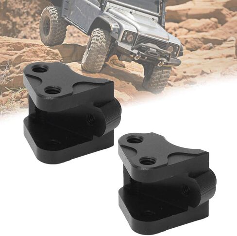Mount Link Mount RC ، MONTER LOWN LINKAGE LINK MOUNT متوافق مع سيارة RC المحورية SCX10-II (أسود) in Saudi Arabia