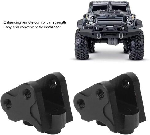 Mount Link Mount RC ، MONTER LOWN LINKAGE LINK MOUNT متوافق مع سيارة RC المحورية SCX10-II (أسود) in Saudi Arabia