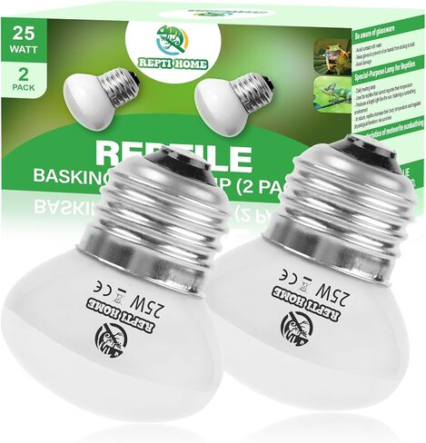 Reptile Heat Lamp Bulbs, UVA Reptile Heat Bulb 2 Pack, 40 Watt Heat Light Bulbs, Daylight Basking Spot Light for Lizard, Bearded Dragon, Snake, Gecko in Kuwait