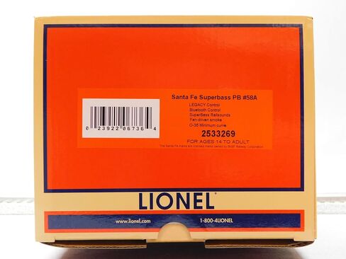 Lionel Santa Fe Superbass PB #58A in Saudi Arabia