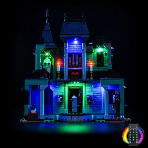 طقم مصباح LED تمت ترقيته المتوافقة مع مجموعة بناء القصر المسكون Lego ، إصدار RC متوافق مع LEGO 31167 (نموذج غير مدرج) in Kuwait