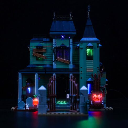 طقم مصباح LED تمت ترقيته المتوافقة مع مجموعة بناء القصر المسكون Lego ، إصدار RC متوافق مع LEGO 31167 (نموذج غير مدرج) in Kuwait