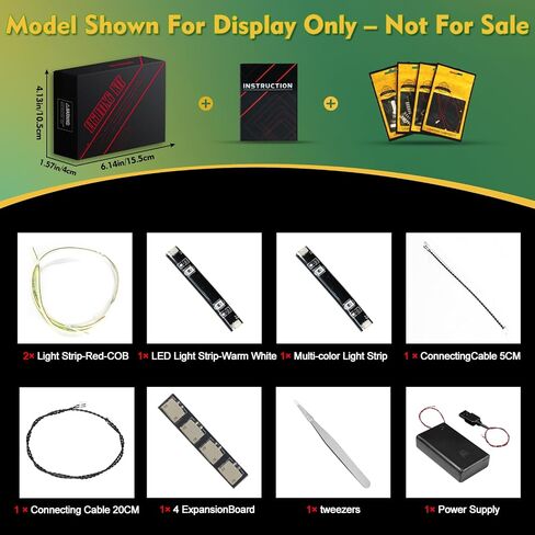 Light kit Compatible with Lego 40805 Arcade Machine - No Model Only Light, LED Lighting Accessories Compatible with Lego 40805 Surprise Arcade in Saudi Arabia