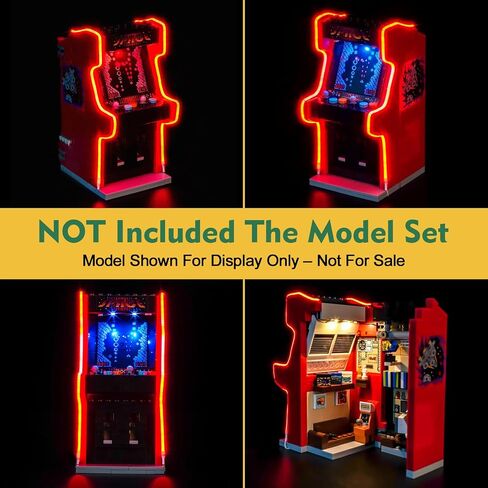 Light kit Compatible with Lego 40805 Arcade Machine - No Model Only Light, LED Lighting Accessories Compatible with Lego 40805 Surprise Arcade in Saudi Arabia
