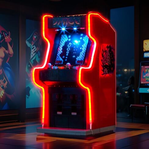 Light kit Compatible with Lego 40805 Arcade Machine - No Model Only Light, LED Lighting Accessories Compatible with Lego 40805 Surprise Arcade in Saudi Arabia
