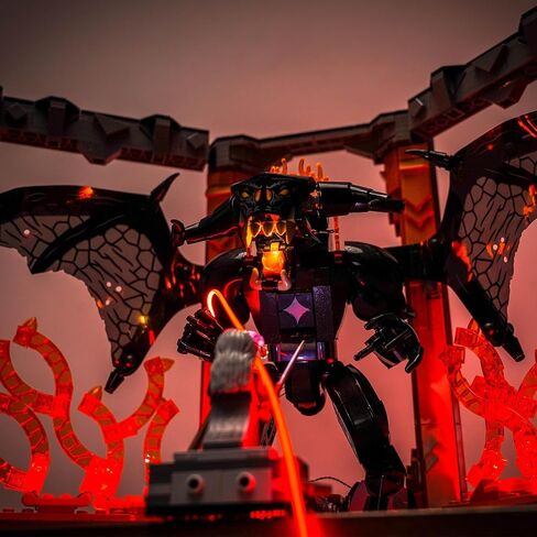 LED Lighting Compatible with Lego 10367 The Lord of The Rings - Balrog Book Nook, Light Kit Compatible with Lego Icons 10367 Book Nook Decor, NOT Included The Model Set in Saudi Arabia