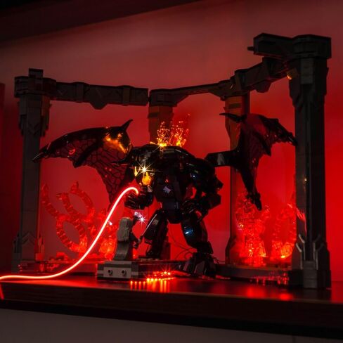 LED Lighting Compatible with Lego 10367 The Lord of The Rings - Balrog Book Nook, Light Kit Compatible with Lego Icons 10367 Book Nook Decor, NOT Included The Model Set in Saudi Arabia