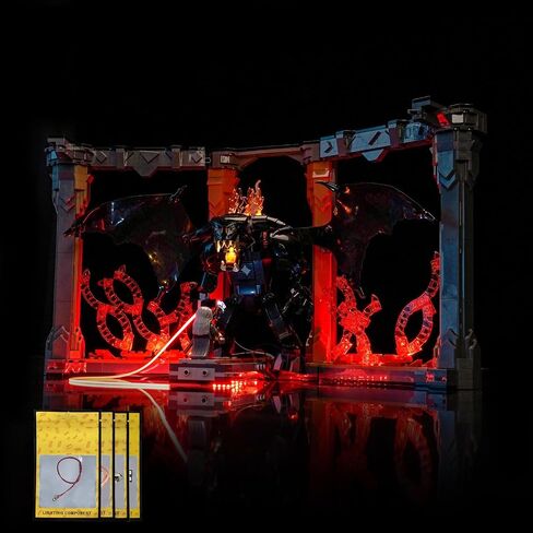 LED Lighting Compatible with Lego 10367 The Lord of The Rings - Balrog Book Nook, Light Kit Compatible with Lego Icons 10367 Book Nook Decor, NOT Included The Model Set in Saudi Arabia