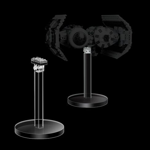 معرض Acrylic Stand for Lego 75399 مجموعة بناء Starfighter Rebel U-Wing ، Resparent Rovating Acrylic Riser متوافقة مع Bomber 75347 ، Tie Fighter & X-Wing 7539 in Saudi Arabia