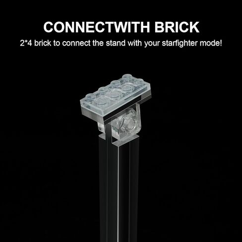 معرض Acrylic Stand for Lego 75399 مجموعة بناء Starfighter Rebel U-Wing ، Resparent Rovating Acrylic Riser متوافقة مع Bomber 75347 ، Tie Fighter & X-Wing 7539 in Saudi Arabia