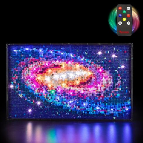 BRIKSMAX 2.0 Light Kit for Lego The Milky Way Galaxy (Remote Control Version) -Innovative Led Lighting Compatible with Lego Art 31212 - Not Included Lego Set in Saudi Arabia
