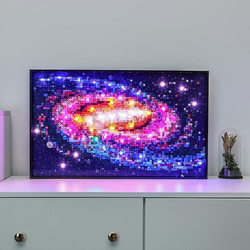 BRIKSMAX 2.0 Light Kit for Lego The Milky Way Galaxy (Remote Control Version) -Innovative Led Lighting Compatible with Lego Art 31212 - Not Included Lego Set in Saudi Arabia