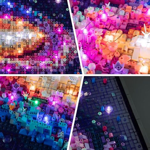 BRIKSMAX 2.0 Light Kit for Lego The Milky Way Galaxy (Remote Control Version) -Innovative Led Lighting Compatible with Lego Art 31212 - Not Included Lego Set in Saudi Arabia