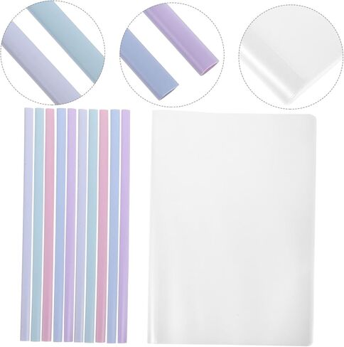 Homsfou 10pcs A4 Slide Grip Banning Bars for Report Cover Binder Binder Binder Sliding Bar in Kuwait