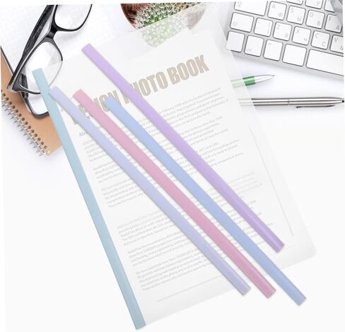 Homsfou 10pcs A4 Slide Grip Banning Bars for Report Cover Binder Binder Binder Sliding Bar in Kuwait